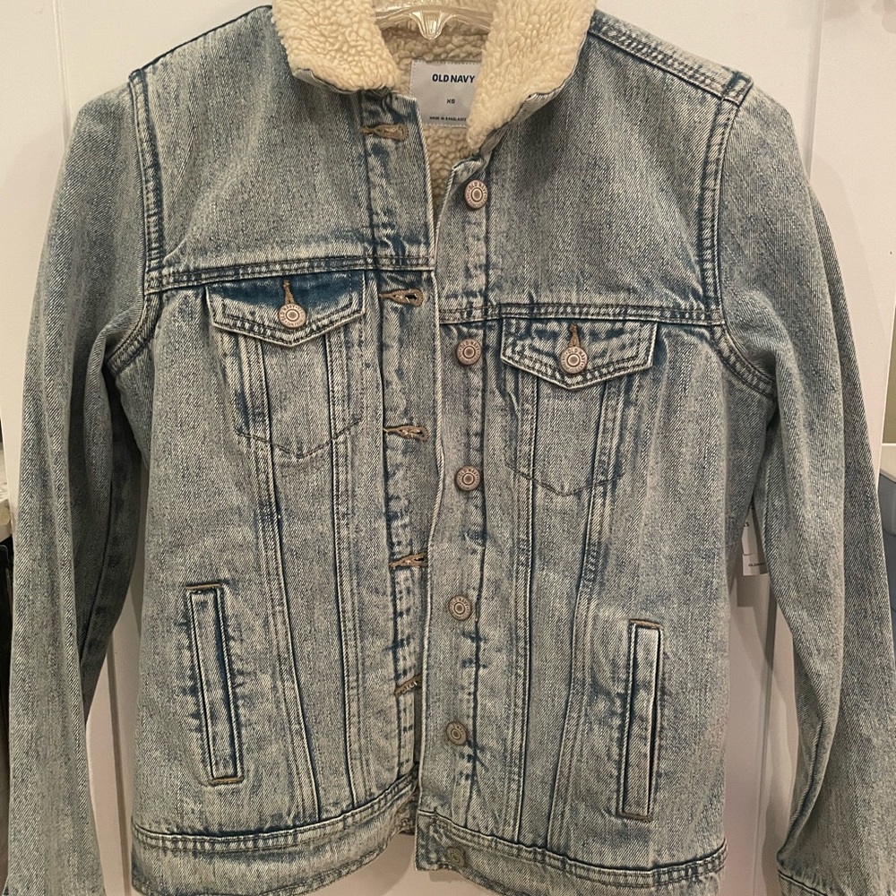 Old Navy Beige Sherpa Fleece